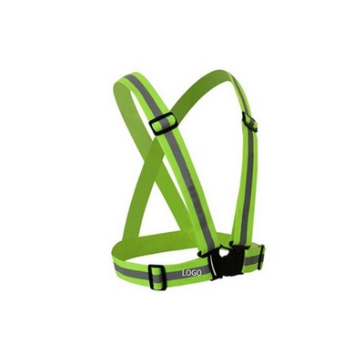 Adjustable Reflective Strap Safety Vest