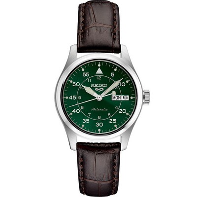 Seiko Watch 5 Sports Ss Automatic Green Dial Mid-Size