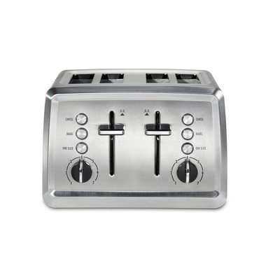 Hamilton Beach® Modern Stainless Steel 4 Slice Toaster Sure-Toast One-Slice Technology Extra-Wide