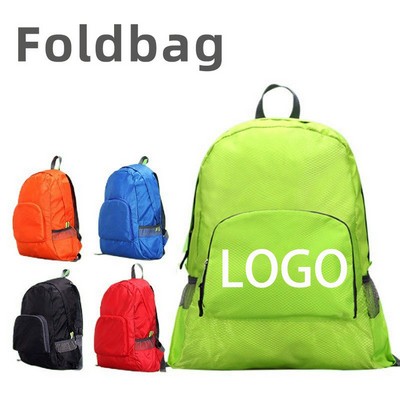 420D polyester Foldable Travel Backpack