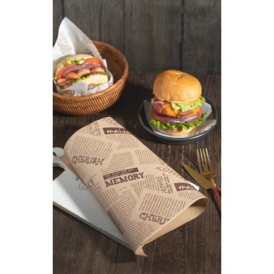 16.5" x 12" Greaseproof Paper Food Sheets