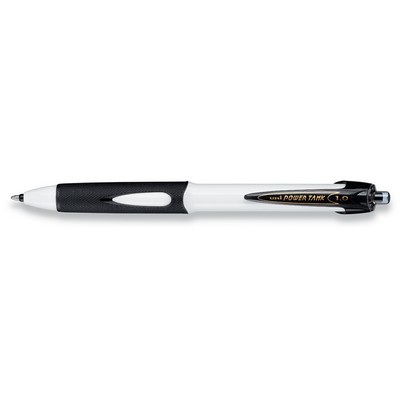 Uniball Power Tank RT White/Black Ink Retractable Ball Pen