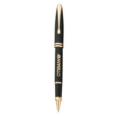 Centennial Rollerball Pen w/3 Gold Rings