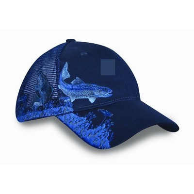 Wildlife Trout Mesh Fishing Cap