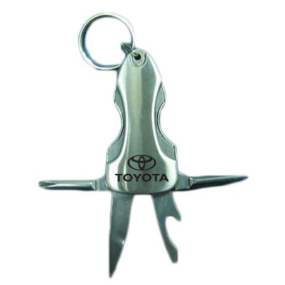 Keychain w/ Screwdriver Set & Bottle Opener