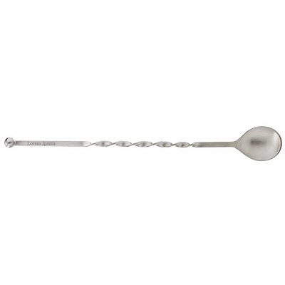 Stainless Steel Bar Spoon w/Ball Top