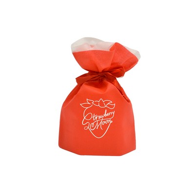 Red Non-Woven PP Pouch (7"x3"x10")