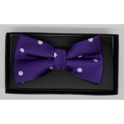 Polyester Woven bow tie with or with out logo pre-tied Clip on tie