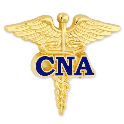 CNA Caduceus Lapel Pin - Blue