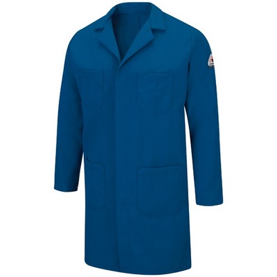 Bulwark™ Concealed Snap-Front Lab Coat - Royal Blue