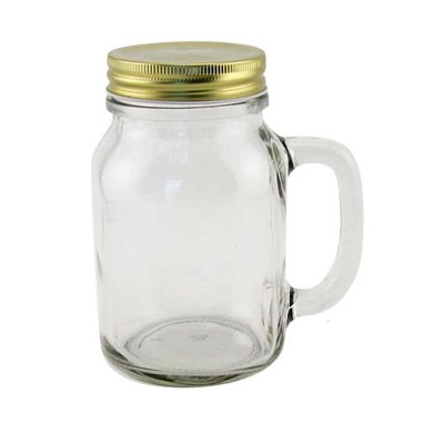 20 Oz. Clear Glass Mason Jar w/ Lid