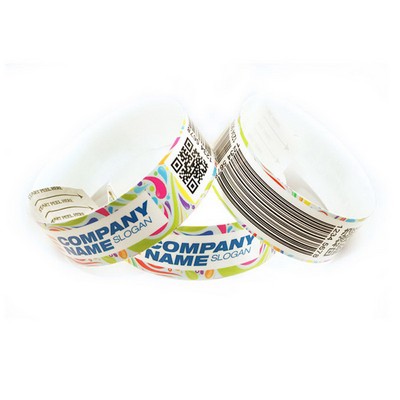 Matte Sureimage Adhesive Closure Plastic Wristbands