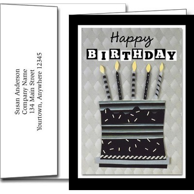 Birthday Greeting Cards w/Imprinted Envelopes