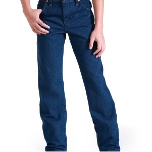 Wrangler® Boy's Prewashed Indigo Blue Cowboy Cut® Original Student's ProRodeo Jeans