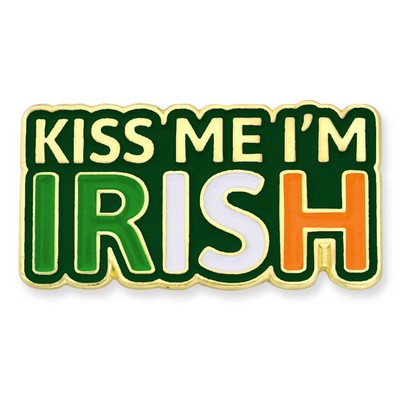 Kiss Me I'm Irish Pin