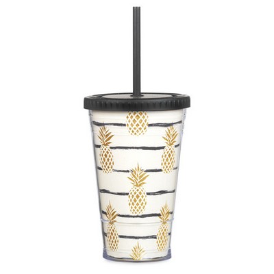 16 oz Slurpy Film/Glitter Insert Tumbler