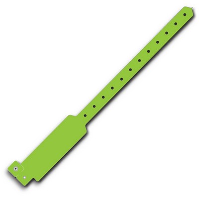 Three-Ply Vinyl Snap Wristband with 1" Wideface