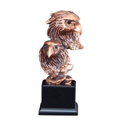 Resin Eagle Head Statue