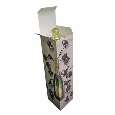 Chipboard Champagne Box (3½"x3½"x12¾")