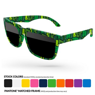 Heat Sunglasses W/ Full Frame Sublimation Wrap