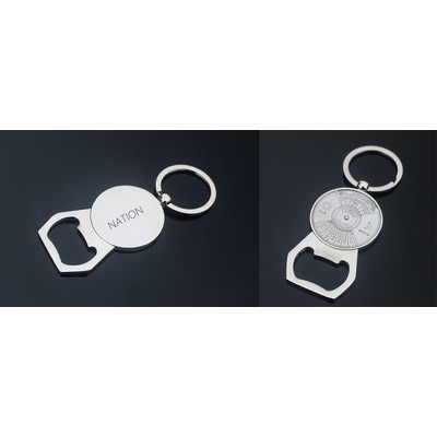 Perpetual Calendar Bottle Opener Key Ring