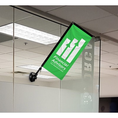 Suction Cup Flags - Rectangle Double Sided Package (9.06'' x 20.47'')