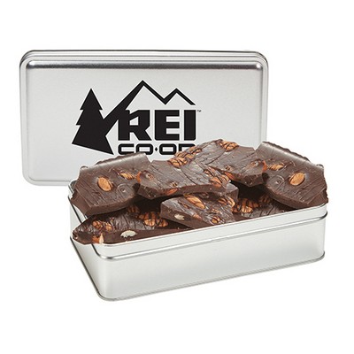 Chocolate Bark Rectangle Gift Tins (14.5 Oz.)