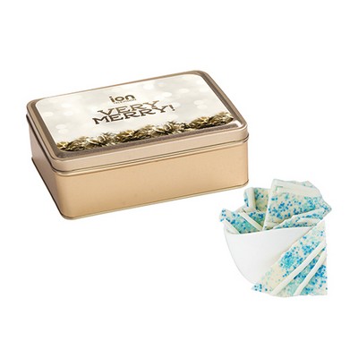 Gift Tin w/ Winter Wonderland Bark (6 Oz.)