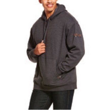 Ariat® Rebar™ Workman Men's Charcoal Hoodie