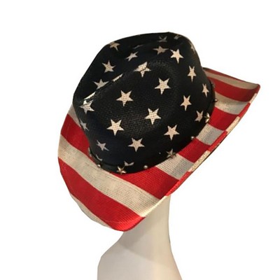 American Flag Cowboy Hat