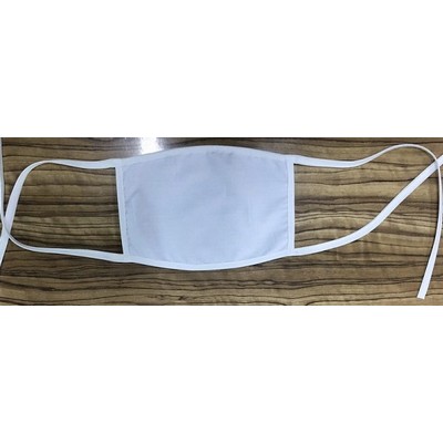 Cotton Face Mask w/Tie Strings