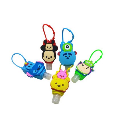 30 mL Customized Cartoon Silicone Holder for Sanitizer