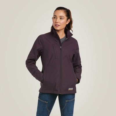 Ariat® Women's Plum Perfect Rebar® Stretch Canvas Softshell Jacket