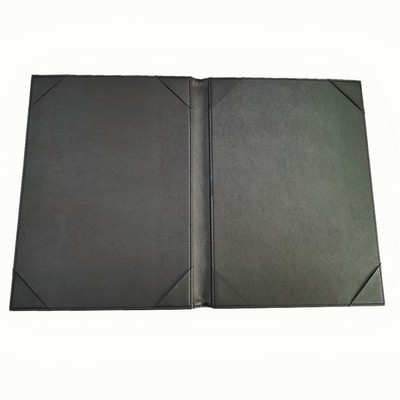 9.5 w x 15 h inch PU Synthetic Leather Menu Cover Pad-folios Clipboard Certificate Holders