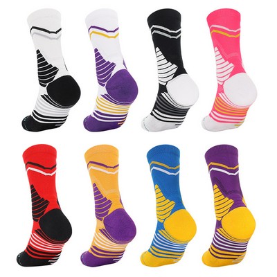 Mid-calf Length Non-skip Sports Socks