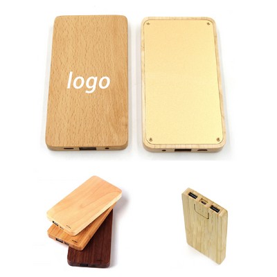 Wooden 6000mAh Power Bank