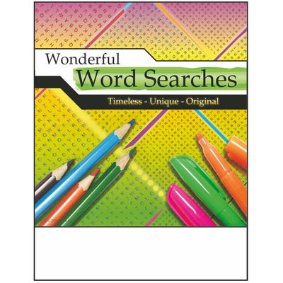 Wonderful Word Searches - Imprintable Coloring & Activity Book