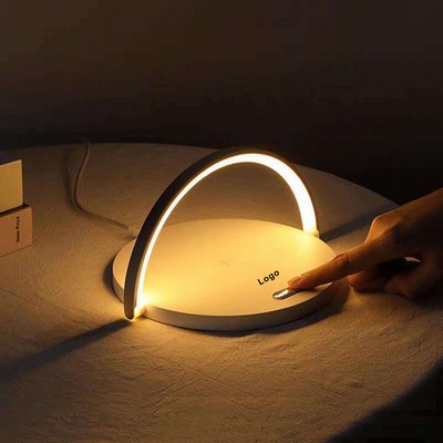 Table Lamp with Wireless Charger