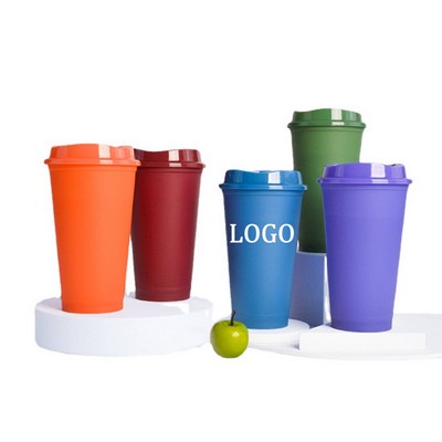 16oz Plastic Heat Color Changing Cup