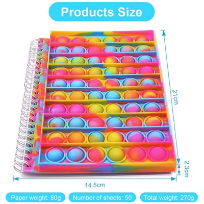 A5 Pop Bubble Fidget Notebook