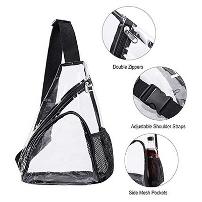 Clear Shoulder Crossbody Backpack