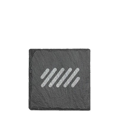 4" x 4" Square Slate Coaster