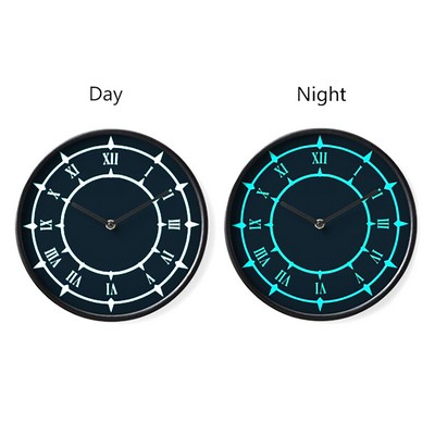 Luminous Silent Wall Clock