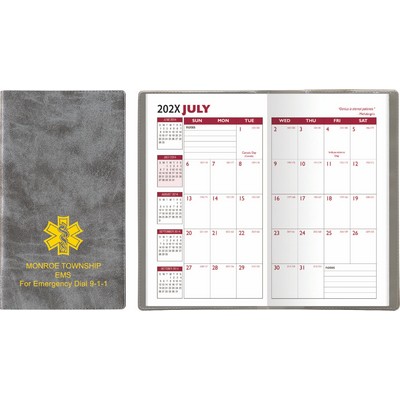 Executive Vinyl Academic Pocket Planner