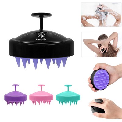 Silicone Hair Scalp Shampoo Massage Brush