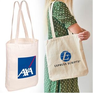 14"x17" Cotton Tote Bag with Gusset - 140GSM