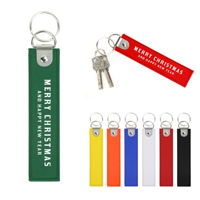 Woven Luggage Flight Keytag