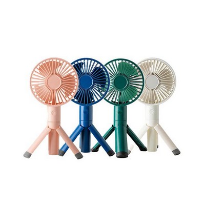 1200 mAh Folding Tripod Shape Handheld Fan