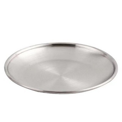 Stainless Steel Round Barbecue Buffet Dessert Plate