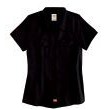 Dickie's® Women's Short Sleeve Work Shirt - Black